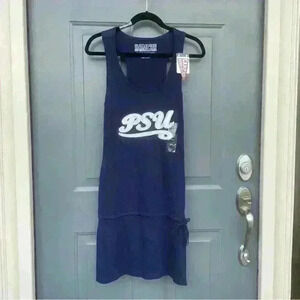 Campus Specialties PSU (Penn State Univ) NWT Junior Size Large Blue Tank Dress
